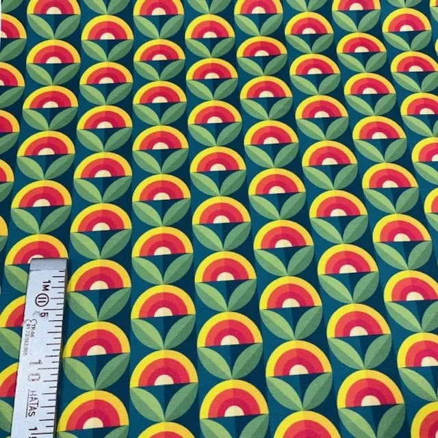 Sarı Çiçekler Desenli Kırlent Yastık 50x30