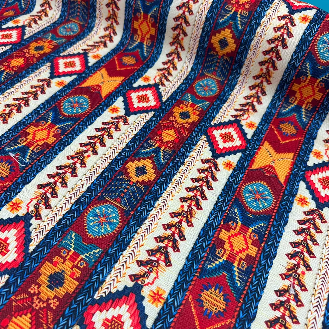 Rengarenk Kilim Desenli Kırlent Yastık 50x30