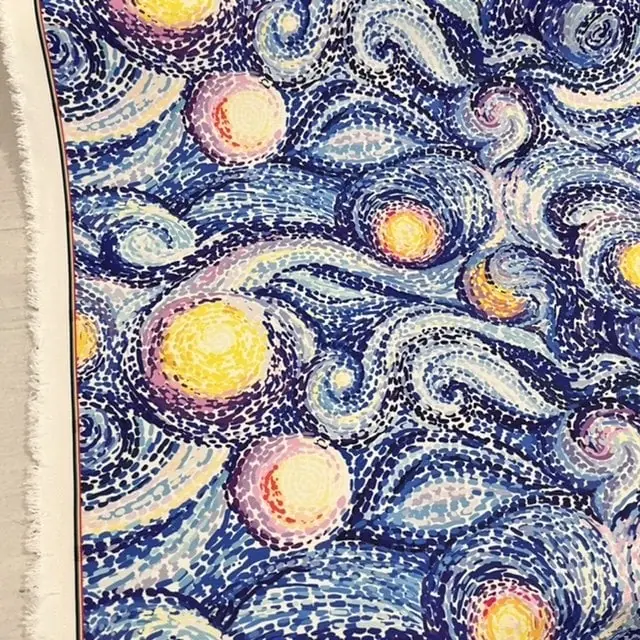 Mavi Güneş Desenli Kırlent Yastık 50x30