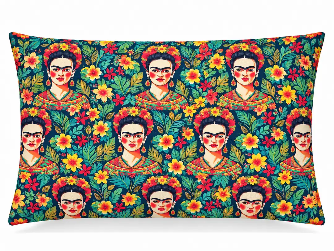 Ormandaki Feride Desenli Kırlent Yastık 50x30