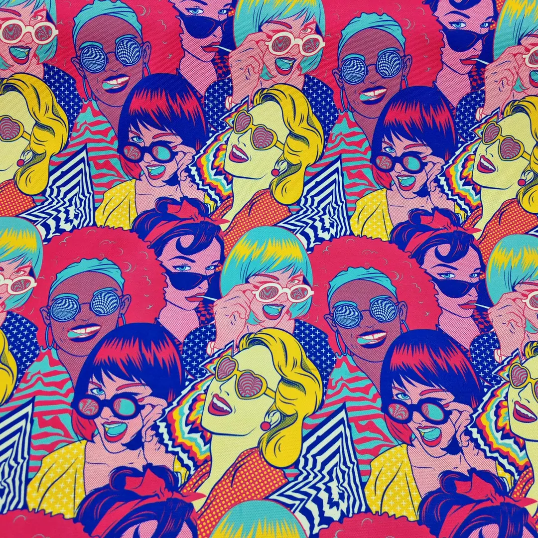 Paparazzi Girls Desenli Kırlent Yastık 50x30